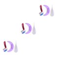 thumbnail image 2 of Maytalsory Rasoir Outil de Modelage pour et Poils de la Peau Pubienne Lune Ensemble de 3, 2 of 6