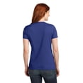 thumbnail image 2 of Hanes Womens Nano-T V-Neck T-Shirt, S, Deep Royal, 2 of 4