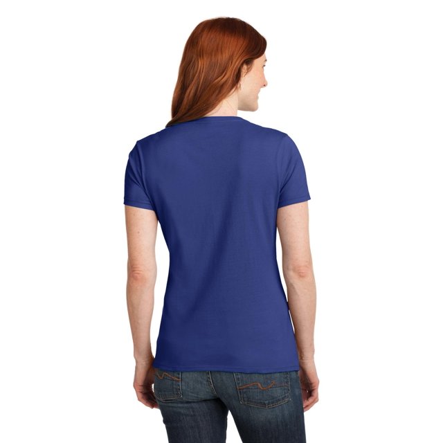 Hanes Ladies 4.5 oz. 100% Ringspun Cotton nano-T V-Neck T-Shirt