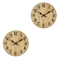 thumbnail image 3 of mmirethe Unique Style Round Wall Clock Timeless For Any Space Durable Construction Decorative Wall Clock As Shown type 4 2Set, 3 of 6