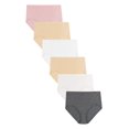 thumbnail image 1 of JMS by Hanes Womens Cotton High Briefs Assorted 6-Pack, 10, Assorted, 1 of 3