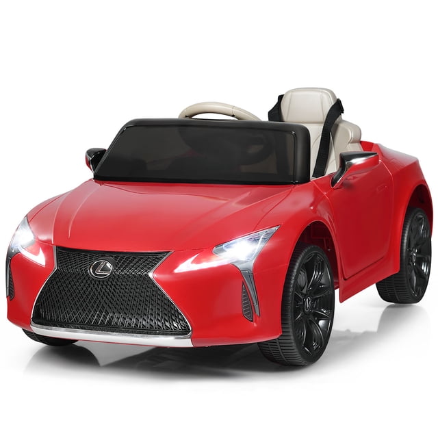 Patiojoy Lexus Voiture Électrique pour Enfants sous Licence avec Télécommande Rouge