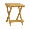 thumbnail image 4 of koolsoo Bamboo Folding Stool Compact Outdoor Foldable Stool for Patio Travel Camping wood, 4 of 9