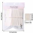 thumbnail image 4 of Latex Cosmetic Puff Set Women's Beauty Sponge Blender Wedge Makeup Accessory 20pcs, B0889 & Square, 4 of 8