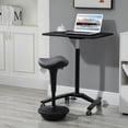 thumbnail image 2 of Vinsetto Backless Wobble Stool Chair, Adjustable Learning Stool, Grey, 2 of 10