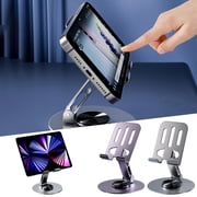 mtvxesu 360° Rotating Foldable Metal Phone Stand Holder for Tablet and Desktop, Portable and Durable, 1 Pack