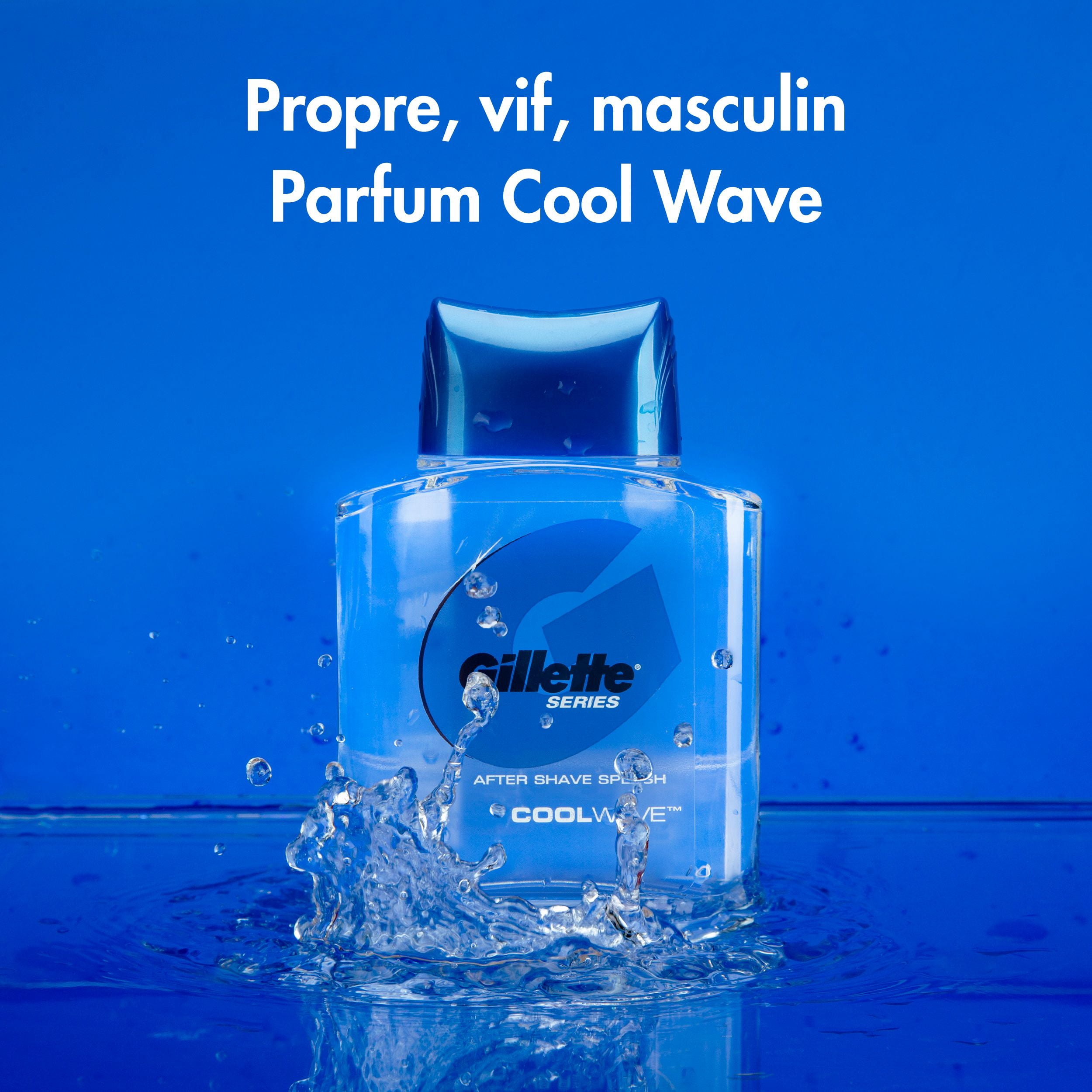 Gillette Series Lotion après-Rasage pour Hommes, Rafraîchit et Hydrate, Parfum Vague Fraîche