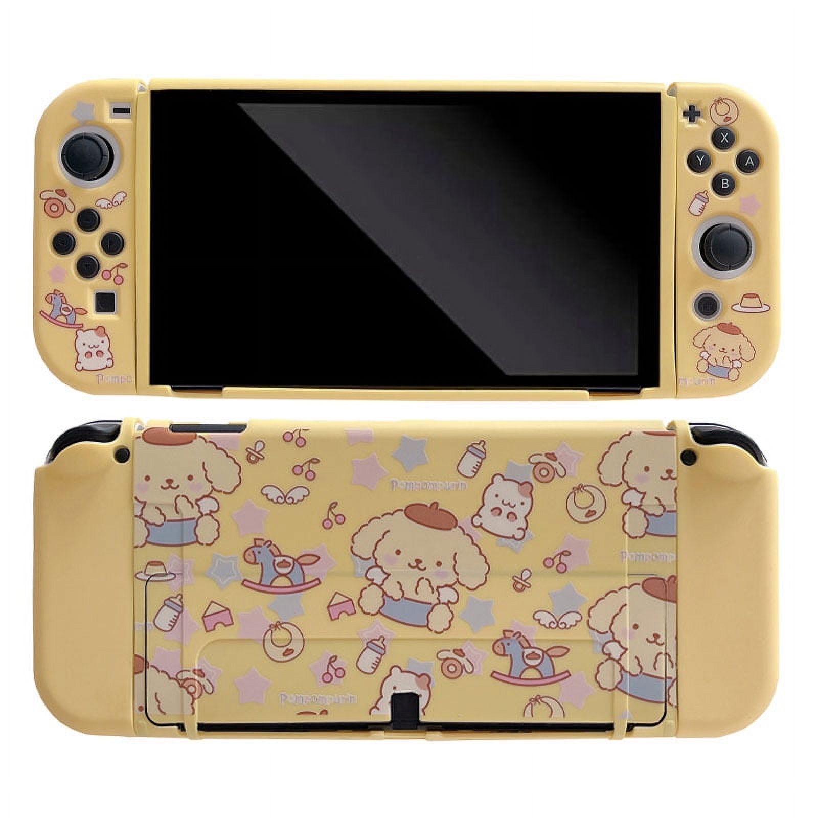 Case Compatible with Nintendo Switch OLED, Dockable Soft Protective Case Cover for Nintendo Switch OLED