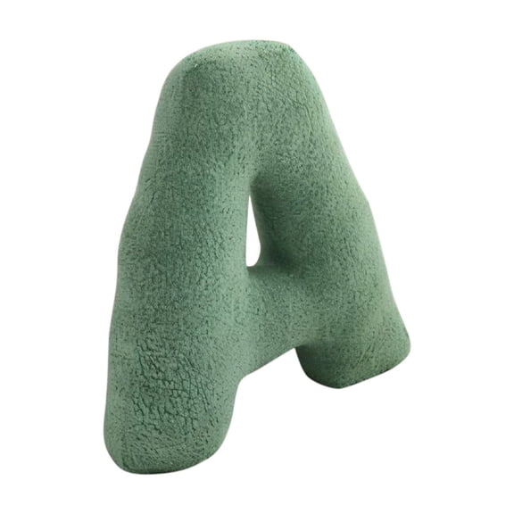 SDNall Pillows Decorative Throw Pillows, 26 Letter Pillows Cute Soft Letter Decorative Pillows English Alphabet Throw Pillows Cushion for Living Room Sofa Couch Bed Car Decoration