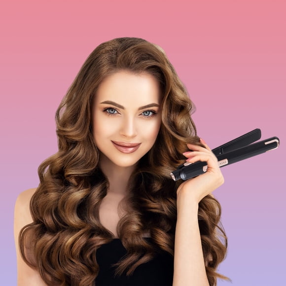 Jusqu'à 50 % de Rabais sur les Soins Personnels et la Beauté en Liquidation! Styler à Flux d'Air à 360 Degrés Fer à Friser Lisseur 2 en 1 Fer à Friser de Profession Spéciale avec Évent de Refroidissement Verrouillable Coiffure, Cadeaux pour Femmes