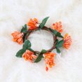 thumbnail image 2 of Fall Napkin Rings Berry Holder Table Wedding Banquet Holiday Dinner Party Elegant Wreath, 2 of 7