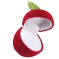 thumbnail image 3 of Wedding Ring Box, Ring Storage Box Small Portable Prevent Scratches Red  Shaped  For Anniversary Day For Valentine's Day, 3 of 8
