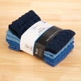 thumbnail image 3 of Mainstays 4 Pieces, Waffle Dishcloths, Navy Blue, 3 of 7