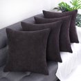 thumbnail image 2 of Unique Bargains Housse de Coussin Décorative à Rayures Maïs en Polyester, 4 Pcs, pour Sofa, 2 of 9