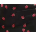 thumbnail image 4 of oneOone Georgette Viscose Fabric Raspberry Fruit Printed Craft Fabric BTY 42 Inch Wide, 4 of 4