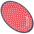 thumbnail image 2 of Decorative Dessert Plate, 9in Practical Dinner Plate Exquisite Small Reusable Beautiful  For Fruits Desserts, Cakes And Salads For Condiments Candies, Snacks Red Dot, 2 of 8