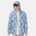 thumbnail image 2 of Lsque Terrier Pattern UPF 50+ Lightweight Sun Protection Men's Women's Long Sleeve Shirt, Hoodie Performance -Medium, 2 of 7