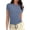 Blue, variant on Atogsazn Women's Crew Neck T Shirts Short Sleeve Casual Cotton Tops Ribbed Knit Tees Summer Basic Solid Shirt Clothes Beige S Fashion