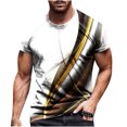 thumbnail image 2 of EGNMCR T-Shirts pour Hommes, Col Rond Décontracté, Impression Numérique 3D, Pull de Sport, Manches Courtes, Blouse, Cadeaux pour Hommes, 2 of 4
