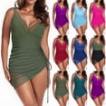 thumbnail image 1 of Pantalon de Yoga à Jambe Grand Coupe Ample pour Femme, Taille Naturelle, Lissant le Ventre, avec Poches Latérales Fonctionnelles, Pantalon Court Léger pour Pilates, Détente Ou Décontracté, par JASKFLY, Vert TG, 1 of 7