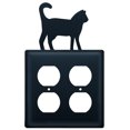 thumbnail image 3 of Village Wrought Iron EOO-6 Housse Double Sortie pour Chat - Noir, 3 of 3