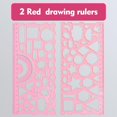 thumbnail image 1 of Feltree 1. Règle Géométrique. Dessin Polyvalent 3. Ensemble de Rapporteur Multifonction 4. Trousse de Mesure pour Élève du Primaire 5. Outil de Règle Transformable, 1 of 7