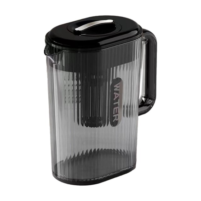 WRKEKC High Temperature Cold Water Kettle with Large Capacity,Built-in Filtration System,Glass Body for Visual Appeal,Expandable Filtration Compartment,Ergonomic Design