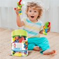 thumbnail image 3 of spellwife 150pcs Brisle Blocks Building Set Kids Educational Construction Interlocking Stacking Brisle Small Particle Building Blocks, 3 of 5