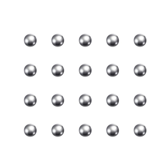 Unique Bargains Billes de Roulement en Acier Chromé 3/32 Pieds G25 Précision, Lot de 100