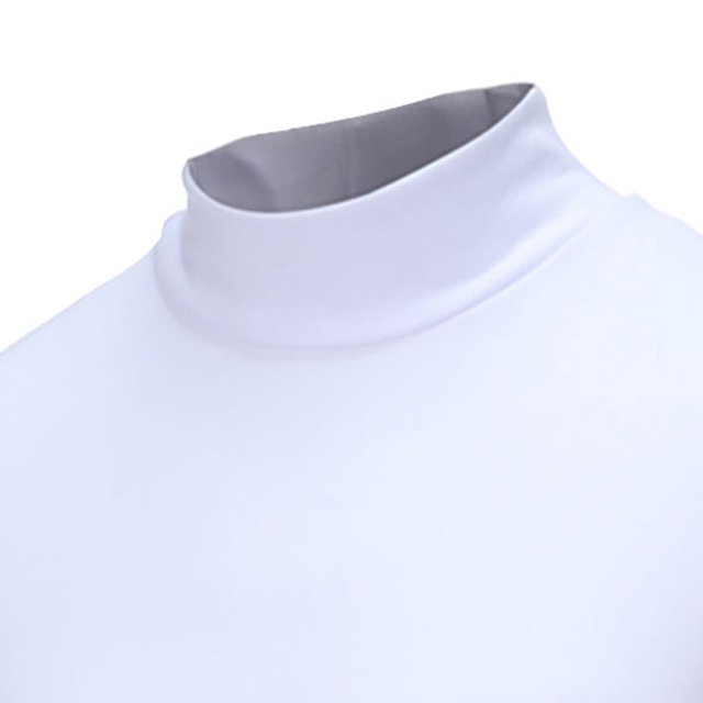 CEHVOM Nouvelle Chemise de Base pour Hommes à Col Montant Automne et Hiver