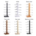 thumbnail image 4 of ruzhgo Rack 5 Layers Density Board Display Stand Home Desktop Tabletop Holder Shelf Black Glasses Detachable Black White, 4 of 6
