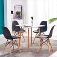thumbnail image 2 of Heavenly Collection Eiffel Black Wood Chair, 2 of 9