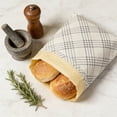 thumbnail image 4 of Tyidzon Zipper Beeswax Bread Bag Reusable Food Storage Bag Double Layer Beeswax Wrap Bag With Buckle Fresh Keeping Bag For Bread Fruit Vegetables Snacks, 4 of 6
