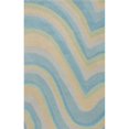 thumbnail image 1 of HomeRoots 353532 27 x 45 in. Wool Ocean Area Rug, 1 of 1