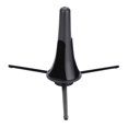 thumbnail image 1 of Foldable Clarinet Oboe Stand Straight Saxophone Tripod Holder for Wind Instrument Black, 1 of 3