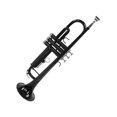 thumbnail image 2 of B Flat Trumpets, Detachable Mouthpiece Trumpet Set Replacement Durable  For Music Learning Purple,Black, 2 of 8