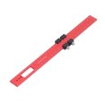 thumbnail image 2 of Slide Stop Marking Ruler, Vertical Measuring Red Black 300mm Wear  Aluminum Alloy Woodworking Scribing Ruler Robust  For Machining, 2 of 8
