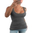 thumbnail image 1 of Women‘s Plus Size Low-cut Summer Sports Sleeveless Shirts, 1 of 5
