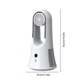 thumbnail image 4 of Sentmoon Personal Fan Portable Fan Desk Fan Portable Bladeless Fan 14.2 Inch Cold Fan with Aromatherapy Storage Compartment Quiet Table Fan for Home Office Bedroom, 4 of 10
