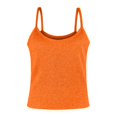 thumbnail image 4 of Débardeurs Côtelés à Bretelles Spaghetti pour Femmes, Coupe Ajustée, Camisole Basique Sans Manches pour Superposition, 4 of 6