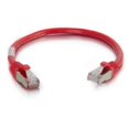 thumbnail image 1 of Câble de Réseau Ethernet Cat6 de 25 Pi Sans Accroc avec Blindage-Stp - Rouge, 1 of 1