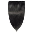 thumbnail image 2 of 100% Remy Human 3/4 Full Head Clip in Human Hair Extensions Silky Straight, 2 of 6