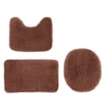 thumbnail image 2 of weibbin 3 Pcs Bathroom Rugs - Solid Color, Universal Soft Comfortable, Water Absorption, Non-Slip, Thick, Machine Washable, Easier to Dry for Bath Floor Mats, 2 of 8