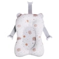 thumbnail image 1 of Coussin de Bain pour Bébé Confortable Antidérapant en Maille Respirante Soutien de Bain Ajustable Blanc, 1 of 8