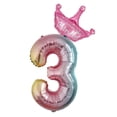 thumbnail image 1 of Vaidha Used For Birthday Party, Anniversary Celebration 100 Cm Number Decoration, 1 of 1