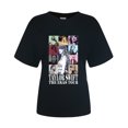 thumbnail image 4 of TayIor Sw1ft Chemises, Tylor Sw1ft Merch, Tylor Sw1ft, Chemises Blouse à Manches Courtes à Col Rond Imprimées Décontractées de Mode pour Femmes, T-Shirts Graphiques pour Amatrices de Musique pour Femmes TKFASHION Noir G, 4 of 5