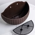 thumbnail image 4 of Youkk Easy To Install Double-layer Plastic Flowerpot For Walls Drainage Flower Pot Red 1Set, 4 of 6