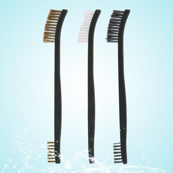 Cleaning Tool, 3Pcs Gun Brush Tool Soft Nylon Gun Cleaner Accessory for Polishing for Machinery
