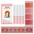 thumbnail image 2 of 4 Pcs Brillant à Lèvres Tube Fumée Mat, Durable Imperméable Anti-Traces sur Tasse, Rouge à Lèvres en Velours pour Maquillage pour Femmes (Ensemble 01), 2 of 9