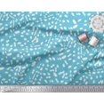 thumbnail image 2 of Soimoi Blue Heavy Canvas Fabric Cow Animal Skin Decor Fabric Printed Yard 58 Inch Wide, 2 of 3
